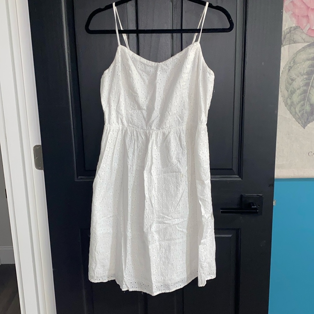 old navy white dress